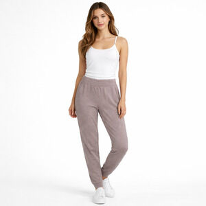 Kit and Ace Women's Heavy Fleece Joggers – Neutral Taupe/Stone